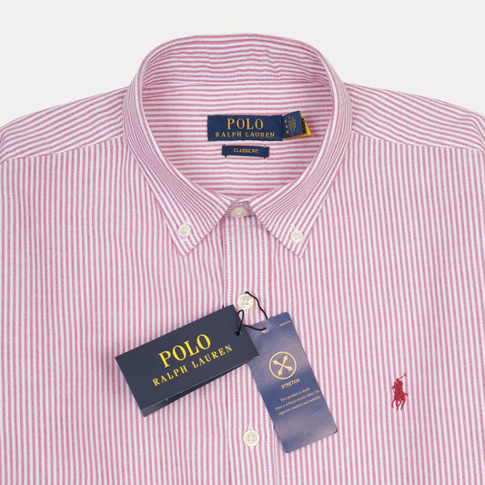 POLO RALPH LAUREN Sunset Blush Tailored Fit Long Sleeve Button-Down Shirt