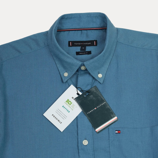 Tommy Hilfiger Effortlessly Cool Ocean Breeze Button-Up Shirt