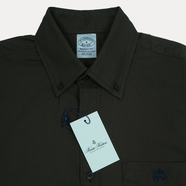 BROOKS BROTHERS Enchanted Fern Tailored Fit Long Sleeve Shirt