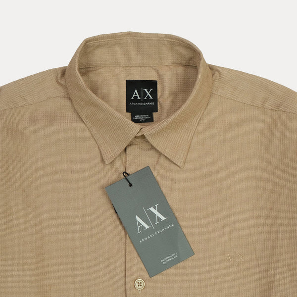 Armani Exchange Effortlessly Chic Sand Dune Long Sleeve Shirt