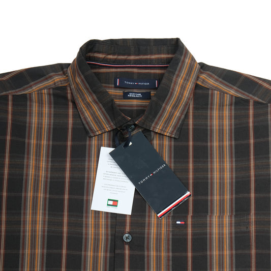 TOMMY HILFIGER Rustic Ember Slim Fit Long Sleeve Shirt
