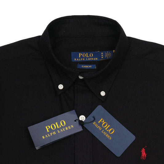 POLO RALPH LAUREN Embered Onyx Classic Fit Long Sleeve Button-Up Shirt