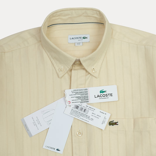 Lacoste Classic Fit Striped Button-Up Shirt