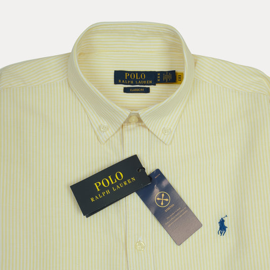 POLO RALPH LAUREN Radiant Lemonade Classic Fit Long Sleeve Striped Button-Down Shirt