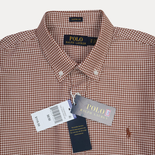 POLO RALPH LAUREN Emberwood Check Tailored Fit Long Sleeve Shirt