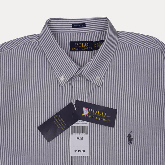 POLO RALPH LAUREN Misty Slate Slim Fit Long Sleeve Button-Down Shirt