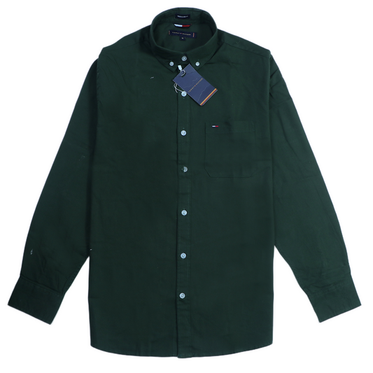TOMMY HILFIGER Forest Jewel Classic Fit Long Sleeve Shirt